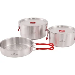 Robens Sierra Steel Eetsysteem L - Silver
