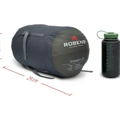 Robens Snowfall II -5°C Long Slaapzak - Rits links - Green Vineyard