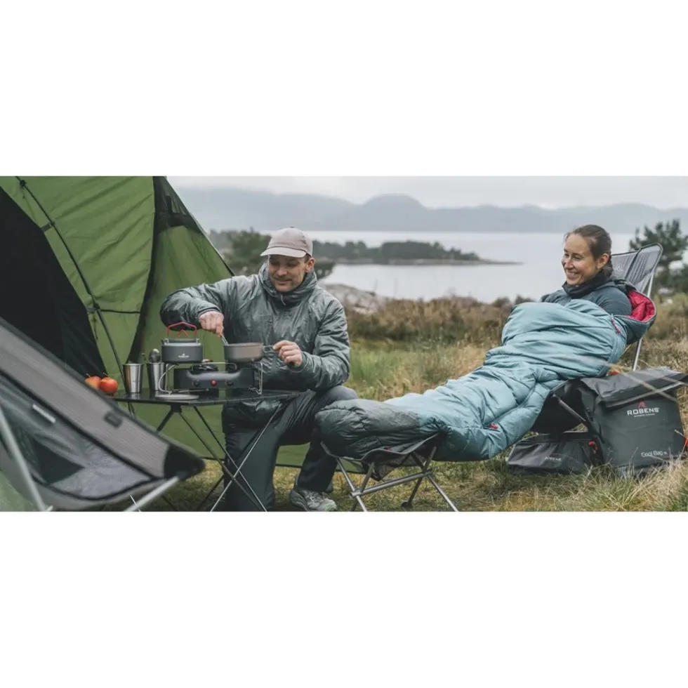 Robens Spire II -4°C Slaapzak - Rits links - Ocean Blue