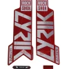 RockShox Decal Kit for 27.5/29" Lyrik Ultimate - gloss polar foil for red (2021)