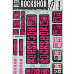 RockShox Decal Kit 30/32mm Stanchions - SID/Reba/Revelation (pre MY 2018)/Sektor /Recon/XC32/30 Gold/30 Silver/XC30