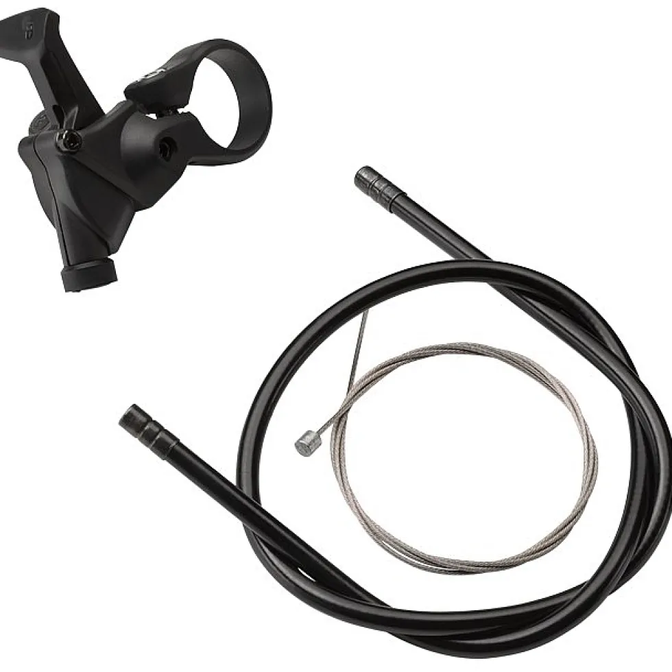 RockShox Judy Silver TK Remote Solo Air 27.5" Suspension Fork - 120mm - 42mm Offset - 1 1/8" - QR - Gloss Black