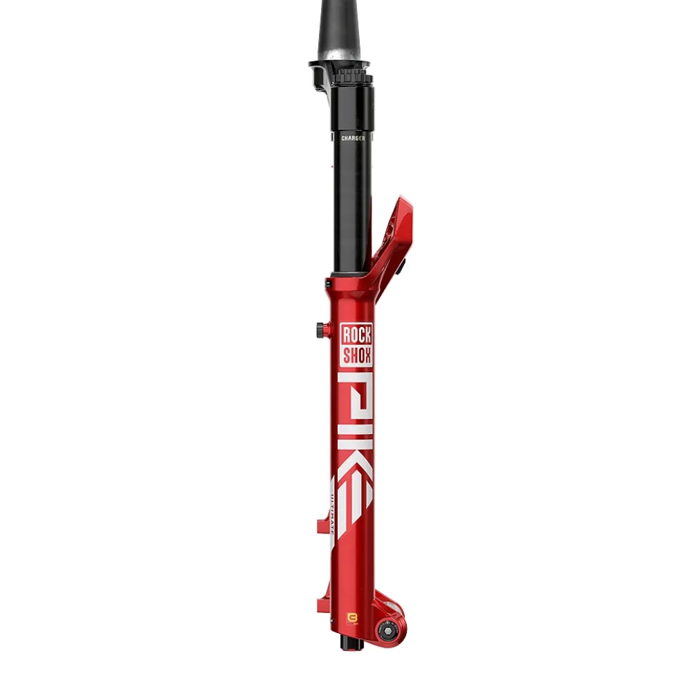 RockShox Pike Ultimate Voorvork | Charger 3.1 RC2 | DebonAir+ | C2 - 27.5" | 120mm | Offset 37mm | 15x110mm - electric red
