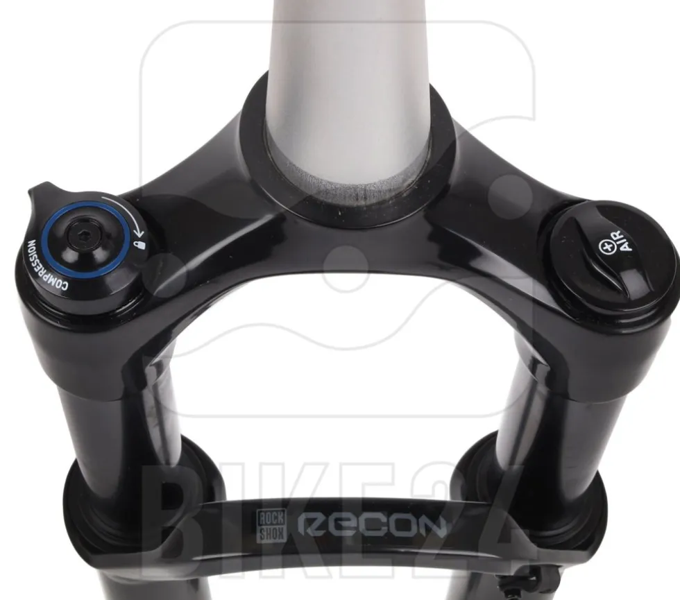 RockShox Recon Silver RL Solo Air Voorvork - 27.5" - 120mm - 42mm Offset - 1 1/8" - QR - Gloss Black