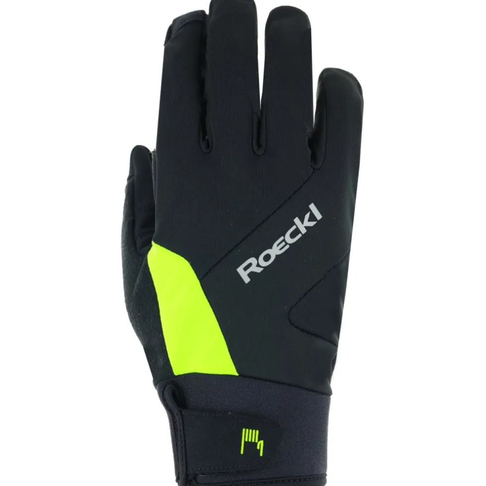 Roeckl Sports Reichenthal 2 Fietshandschoenen Kinderen - black/fluo yellow 9210