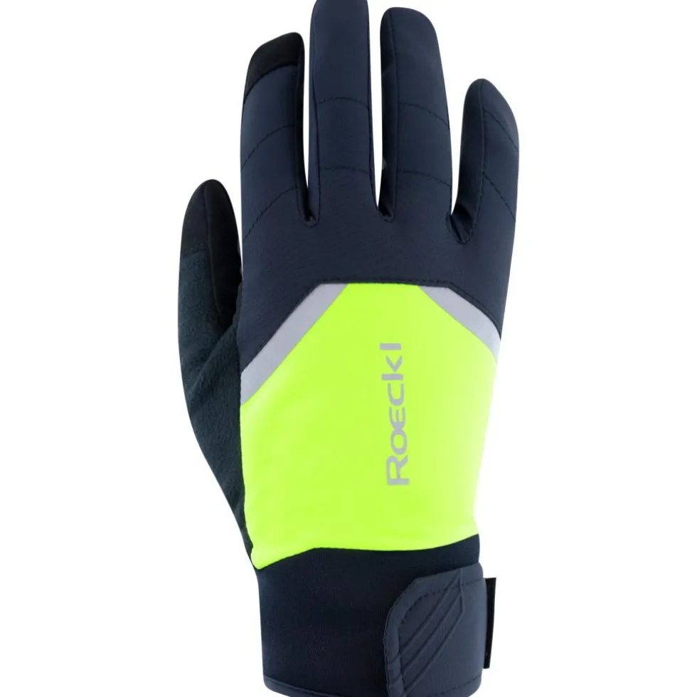 Roeckl Sports Rienz GTX Fietshandschoenen - dress black/fluo yellow 9202