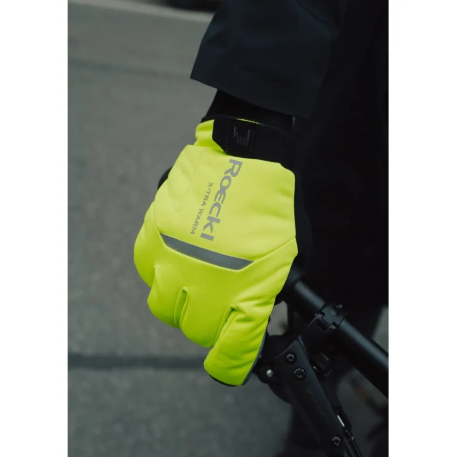 Winterhandschoenen < Roeckl Sports Villach 3 Fietshandschoenen - fluo yellow 2100