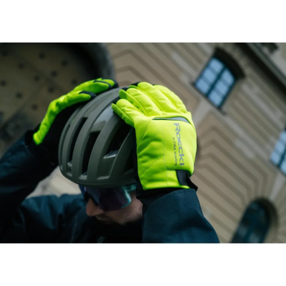 Winterhandschoenen < Roeckl Sports Villach 3 Fietshandschoenen - fluo yellow 2100