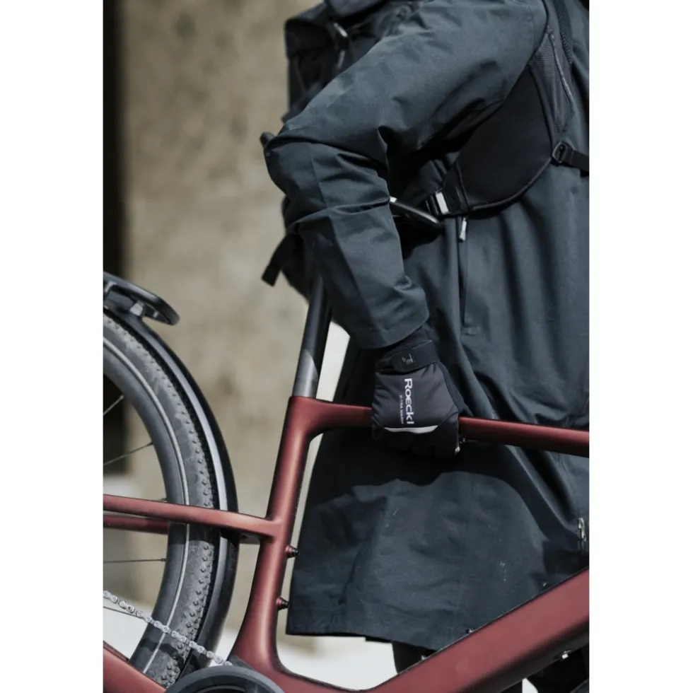 Roeckl Sports Villach 3 Trigger Fietshandschoenen - black/silver pine 9070