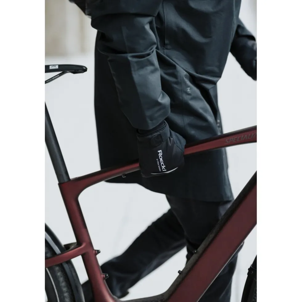 Roeckl Sports Villach 3 Trigger Fietshandschoenen - black/silver pine 9070