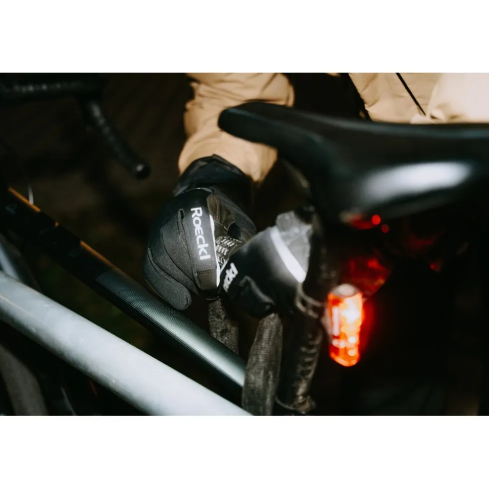 Roeckl Sports Vorbach Fietshandschoenen - black/dark seaweed 9041