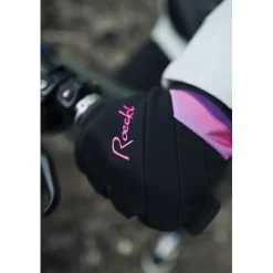 Winterhandschoenen < Roeckl Sports Waldau 2 Fietshandschoenen Damen - black/bubblegum 9304