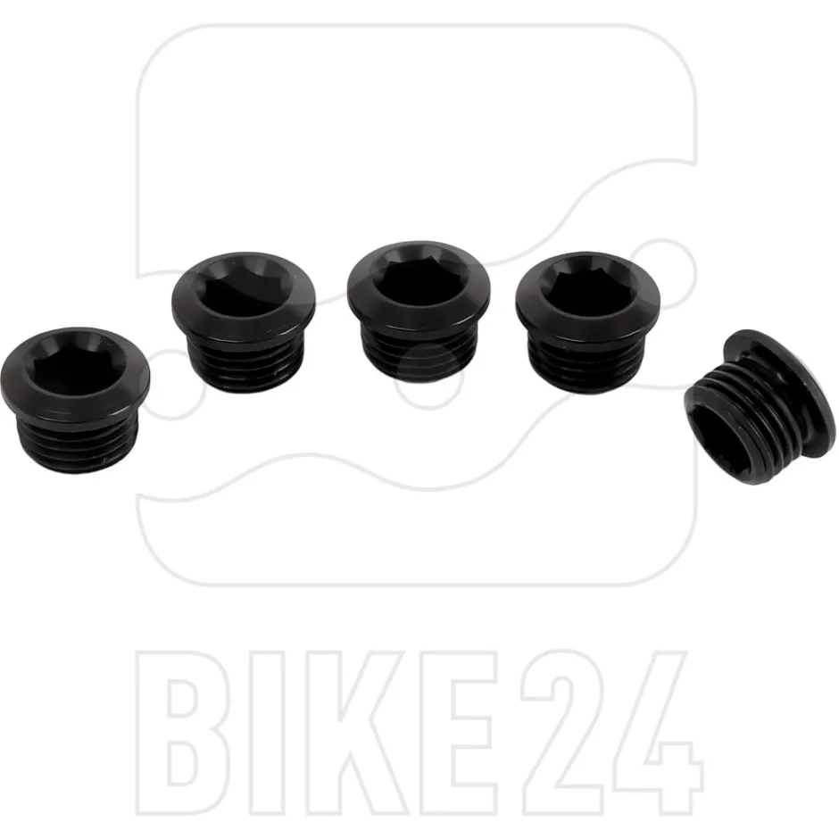 Bouten|Gereedschap En Onderhoud < Rotor Chainring Bolt Set CX1 - 5 pieces - black