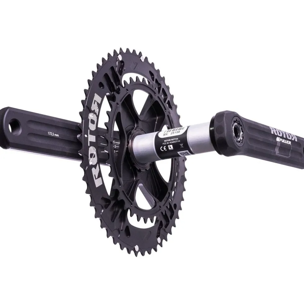 Rotor INpower DM Powermeter Road Crank - black