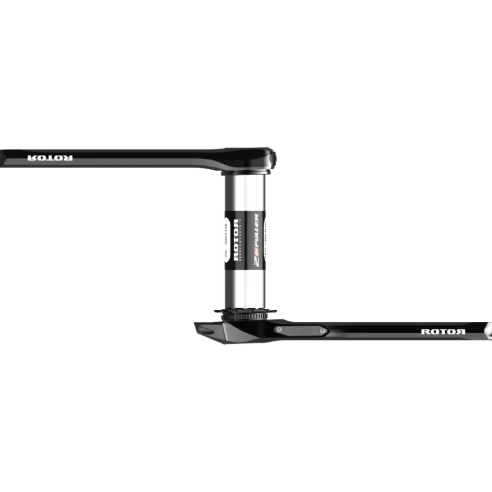 Rotor 2INpower SL DM Road Powermeter Crank - zwart glanzend
