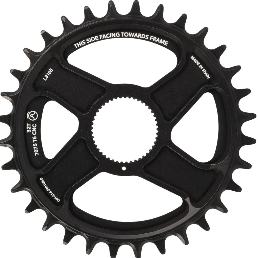 Rotor noQ-Rings MTB Narrow Wide Direct Mount Kettingblad - OCPmount - zwart