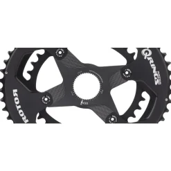 Rotor Q-Rings ALDHU 3D+ Outer Road Chainring - BCD 110x4 - oval - black