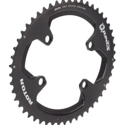 Rotor Q-Rings ALDHU 3D+ Outer Road Chainring - BCD 110x4 - oval - black