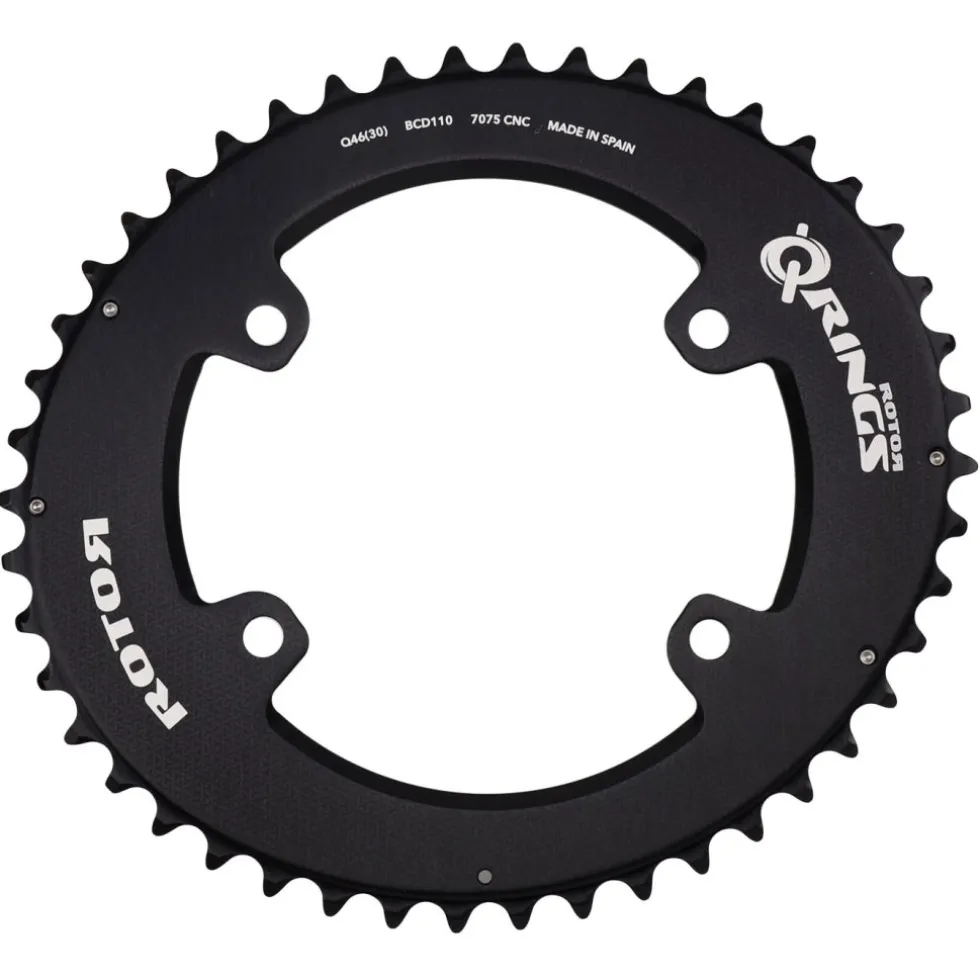 Rotor Q-Rings Outer Chainring for Shimano GRX - BCD 110x4 - oval