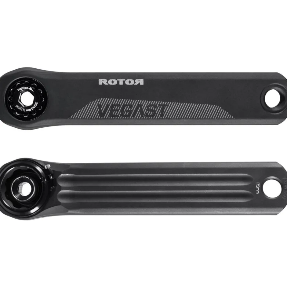 Crankstellen < Rotor VEGAST 3D+ Crankarms - zwart