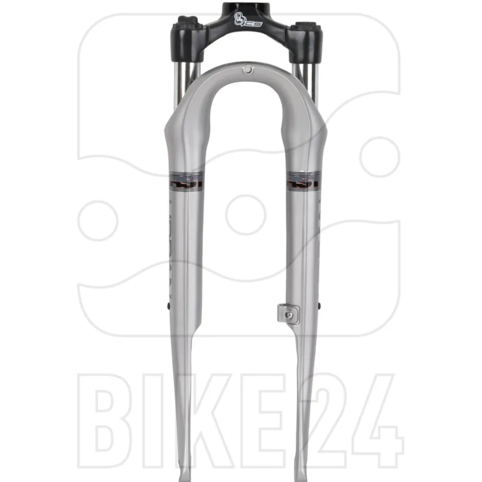 RST Urban T 28 Inch Fork - 40mm - 44mm Offset - Disc / Rollerbrake - QR - silver matt