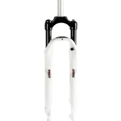Verende Voorvorken < RST Vogue Air 28 Inch Trekking Suspension Fork - 80mm - 1 1/8" - Disc - QR - white