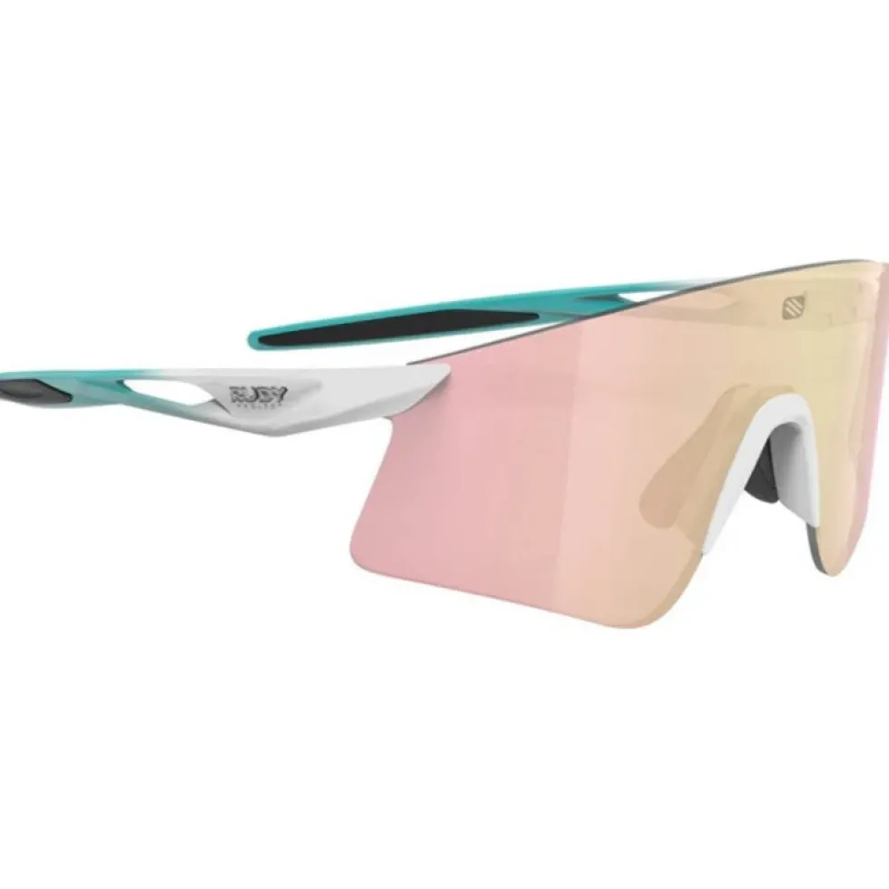 Rudy Project Astral X Bril - Team Bahrain Victorious 2025 - White Titanium Matte - RP Optics Multilaser Rose Gold