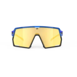 Alpine & Skibrillen < Rudy Project Kelion Bril - Crystal Blue Gloss - RP Optics Multilaser Yellow