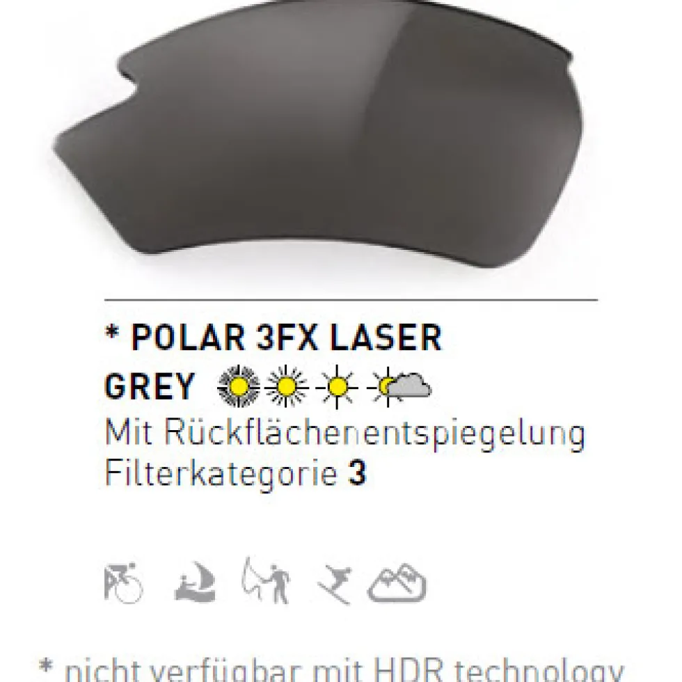 Rudy Project Rydon Bril - Polar 3FX Lens - Matte Black/Grey