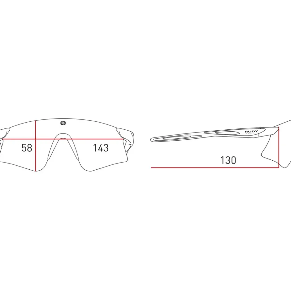 Mtb-Brillen|Racefietsbrillen < Rudy Project Astral Sphere Bril - White Gloss - ImpactX™ Photochromic 2 Laser Purple