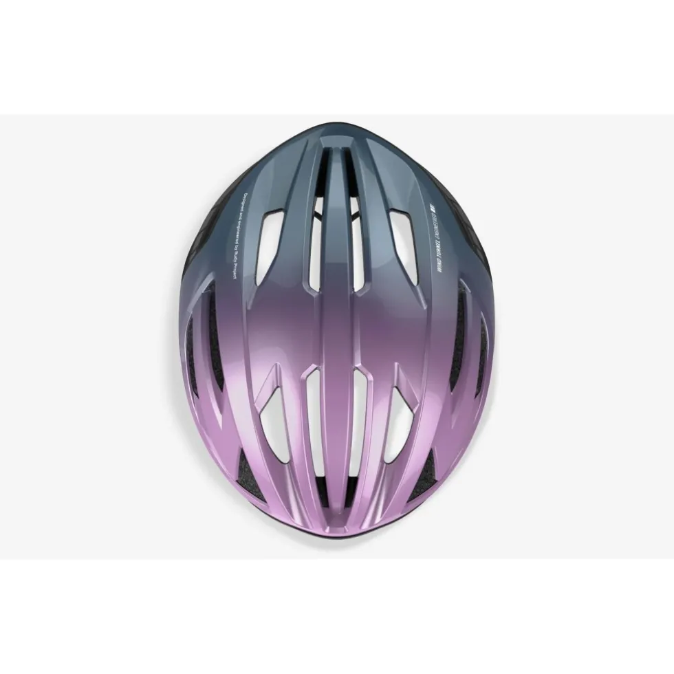 Rudy Project Egos Helm - Lilac/Blue Avio Metal - Shiny