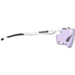 Racefietsbrillen < Rudy Project Propulse Bril - Photochromic Lens - White Gloss/ImpactX 2 Laser Purple