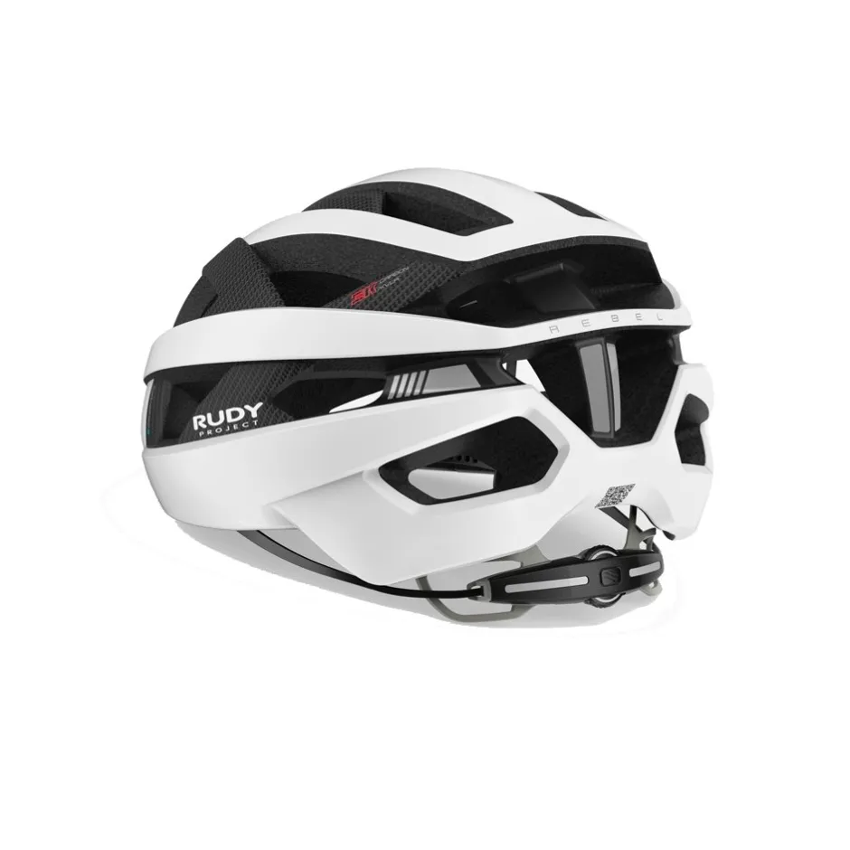 Racefietshelmen|Mtb-Helmen < Rudy Project Rebe Hem - White - Matte