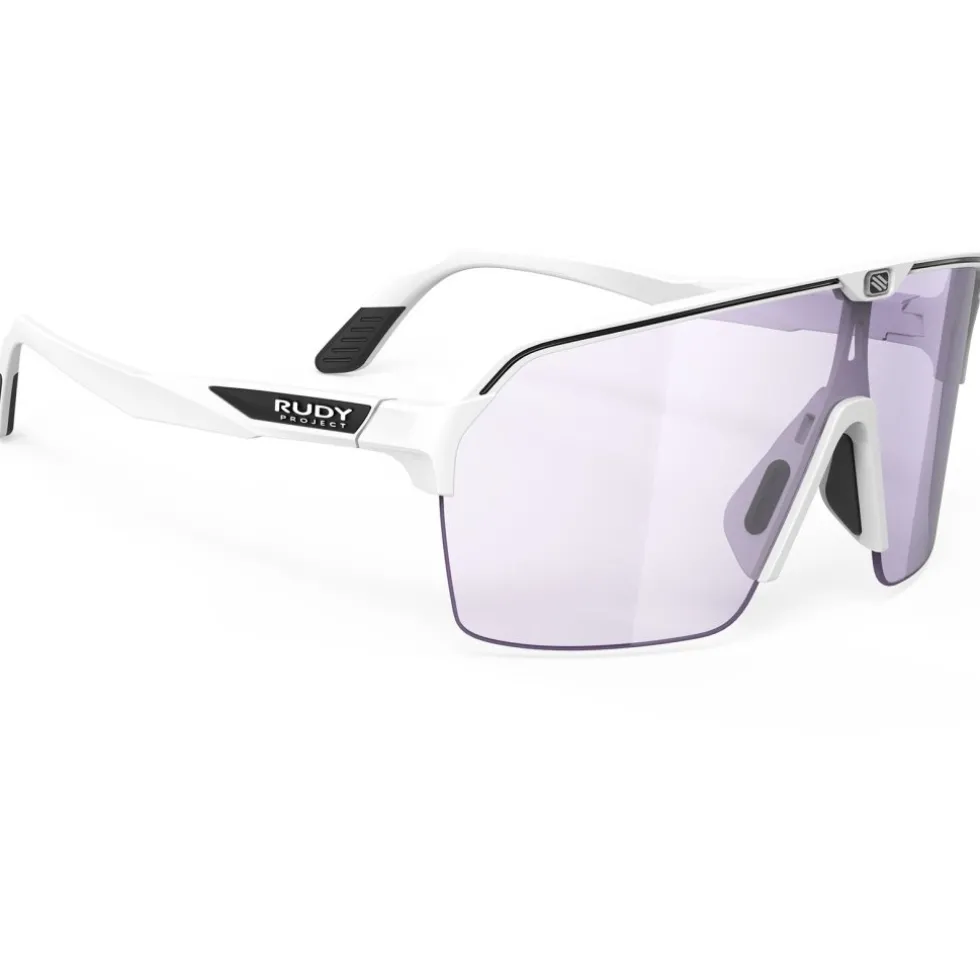Rudy Project Spinshield Air Bril - Photochromic Lens - White Matte/ImpactX 2 Laser Purple