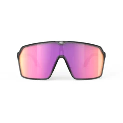 Mtb-Brillen|Racefietsbrillen < Rudy Project Spinshield Bril - Crystal Ash Gloss/Multilaser Sunset
