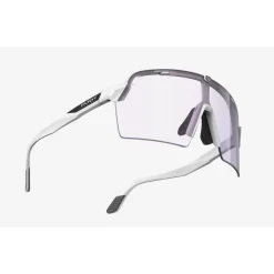 Mtb-Brillen|Racefietsbrillen < Rudy Project Spinshield Pro Bril - White Gloss - ImpactX™ Photochromic 2 Laser Purple