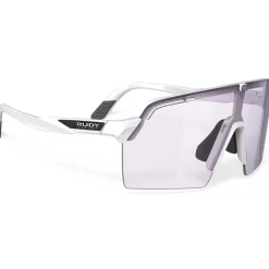 Mtb-Brillen|Racefietsbrillen < Rudy Project Spinshield Pro Bril - White Gloss - ImpactX™ Photochromic 2 Laser Purple