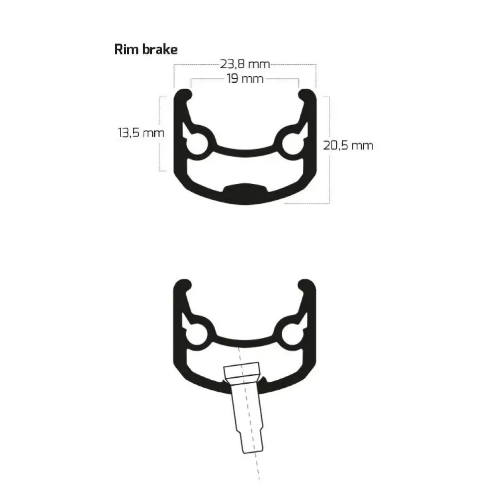 Ryde Andra 30 26" Rim