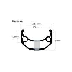 Ryde Big Bull - 29 Inch Clincher Rim - black