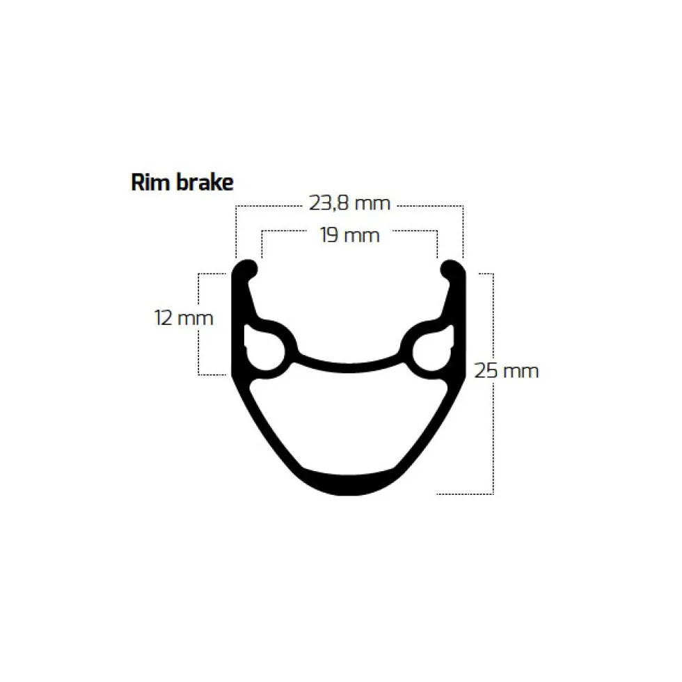 Ryde X-plorer - 28 Inch Clincher Rim - black