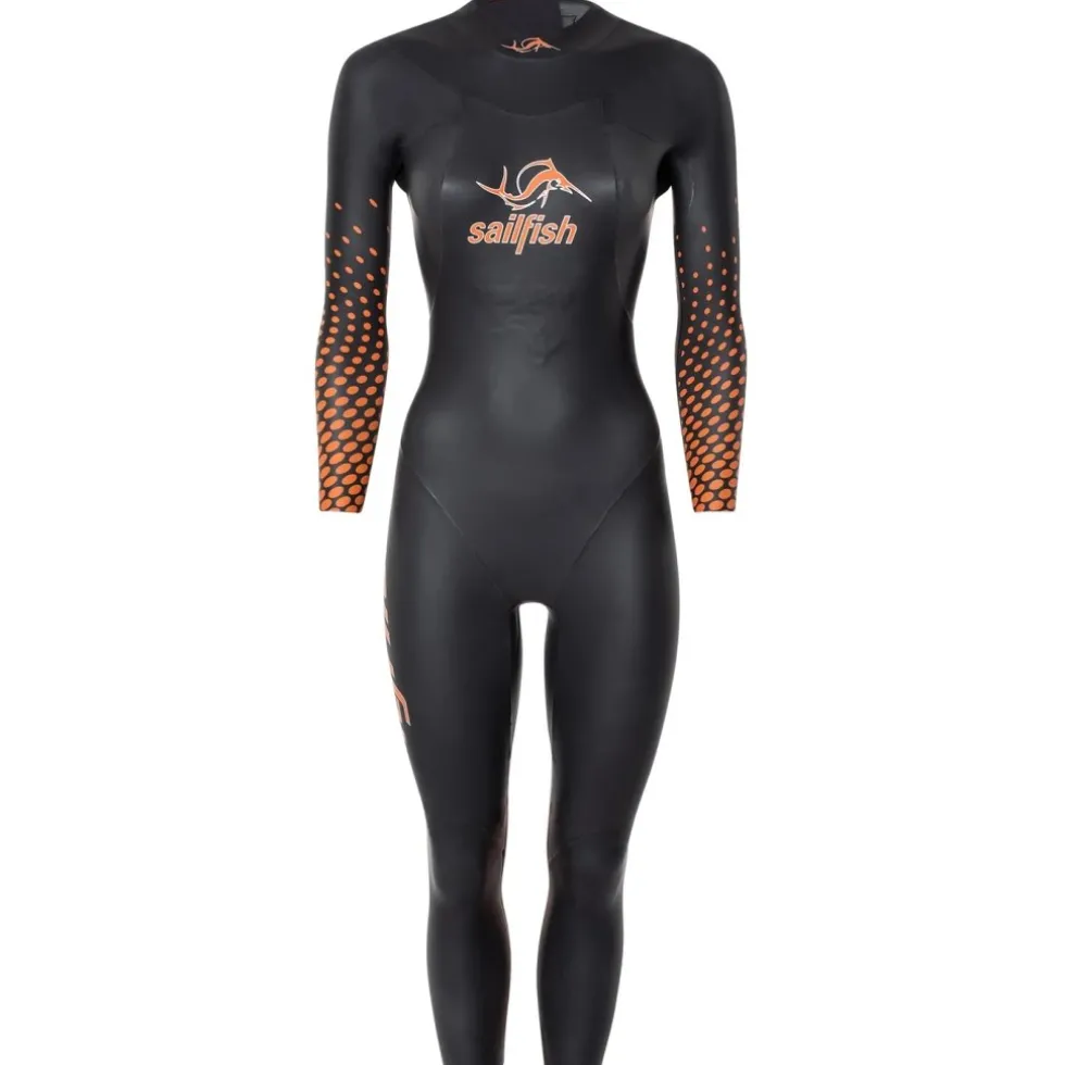sailfish Ignite 2 Wetsuit Dames - zwart/oranje