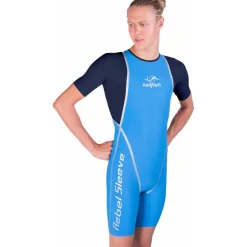 Wedstrijd Zwemkleding < sailfish Rebel Pro leeve 2 wimkin Heren - blue/dark blue