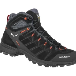 Salewa Alp Mate Mid Powertex Wandelschoenen Heren - black out/fluo orange 0996