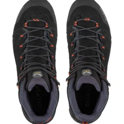 Salewa Alp Mate Mid Powertex Wandelschoenen Heren - black out/fluo orange 0996