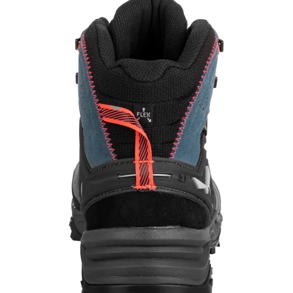 Wandelschoenen|Wandelschoenen < Salewa Alp Trainer 2 Mid GTX Wandelboots Dames - java blue/fluo coral 8760