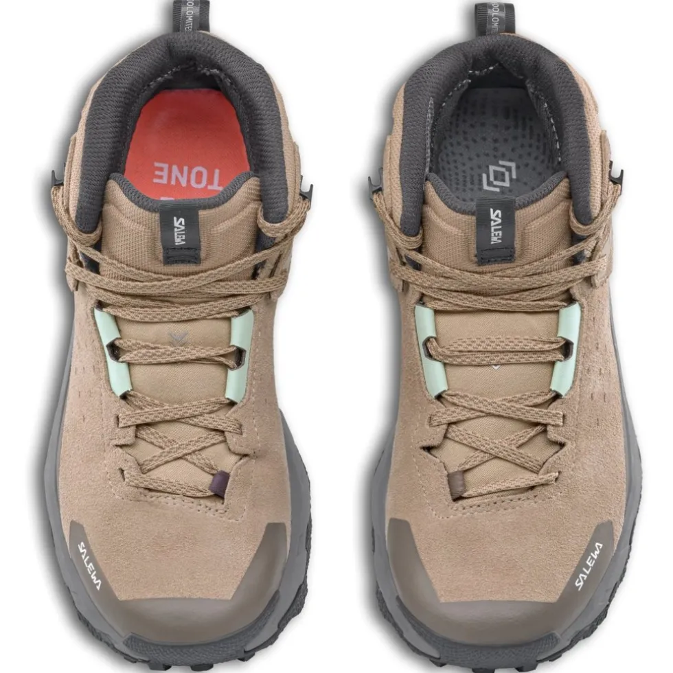 Salewa Pedroc 2 Leather Mid Powertex Wandelschoenen Dames - quicksand/bungee cord 7289