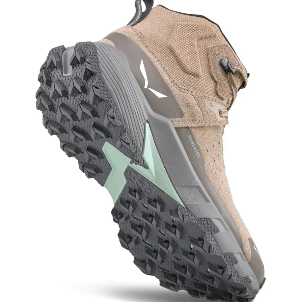 Salewa Pedroc 2 Leather Mid Powertex Wandelschoenen Dames - quicksand/bungee cord 7289