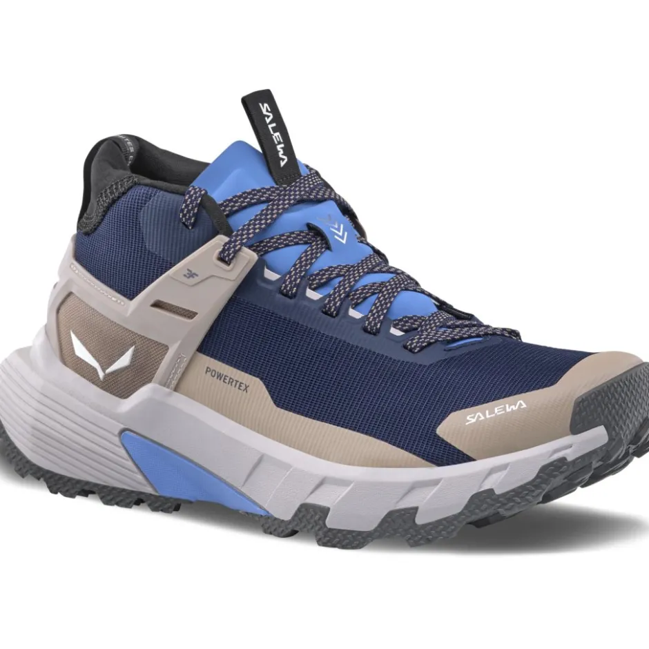 Wandelschoenen|Wandelschoenen < Salewa Pedroc 2 Mid Powertex Wandelschoenen Dames - navy blazer/quicksand 3972