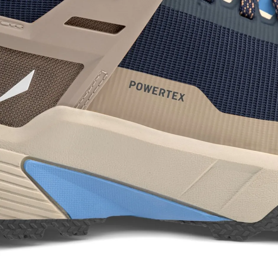 Wandelschoenen|Wandelschoenen < Salewa Pedroc 2 Mid Powertex Wandelschoenen Dames - navy blazer/quicksand 3972