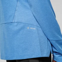 Salewa Pedroc Dry Wind Half Zip Shirt met Lange Mouwen Dames - morning blue 3150